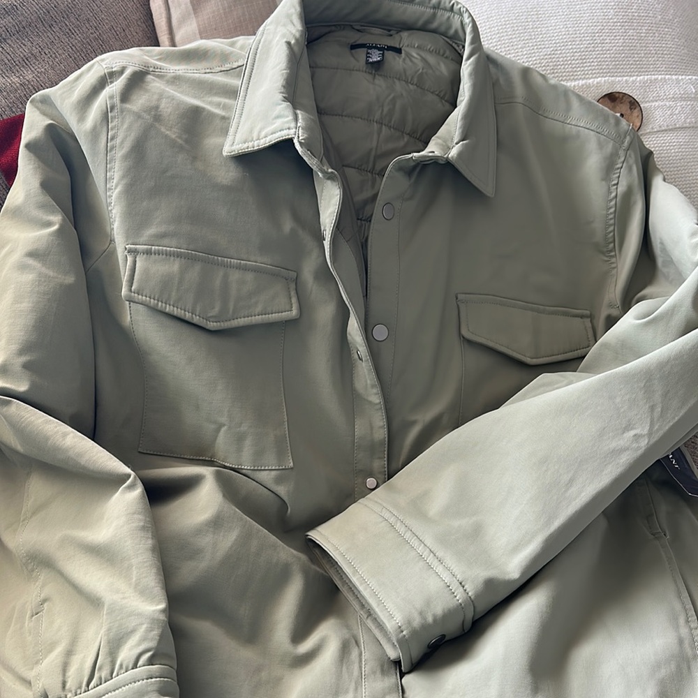 Brand new Alfani light weight jacket xxl, olive green.
